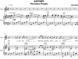 A song about the plight of homeless people,