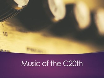 Music of the C20th