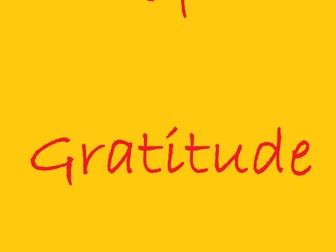 Litany of Gratitude
