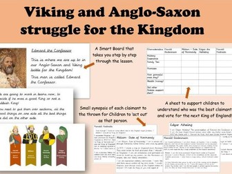 Viking and Anglo-Saxon struggle for the Kingdom lesson