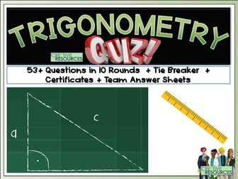 Trigonometry Maths Quiz