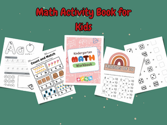 Math Activity Book For kids