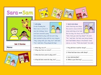 Phonics Phase 3 Story and Reading Comprehension Booklet