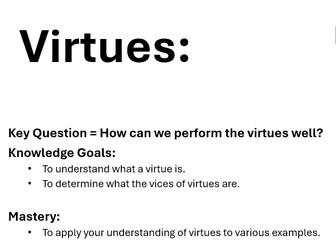 Aristotle's Virtue Ethics