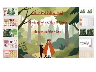 Little Red Riding Hood Morning Work/Play Enhancements