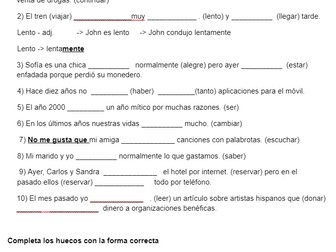 Spanish Alevel Grammar Booklet (+ ANSWERS) (02)
