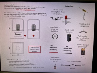 BTEC Engineering Tech Award Re-Design Electronics Mock Paper