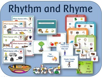 EYFS Rhythm and Rhyme phonic activities resource pack