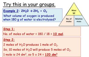 Molar Volume of Gases GCSE Lesson (SC14e) TRIPLE | Teaching Resources