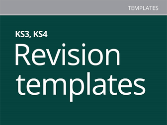 Revision templates pack