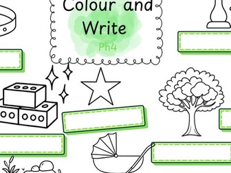 Phase 4 colour and write continuous provision activity