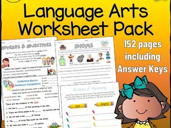 Year 2 English Language Arts Worksheet Bundle