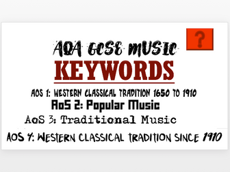 AQA GCSE New Specification Random Keyword Generator