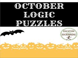 Logic Puzzles: October Logic Puzzles (Great for Autumn)