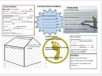 AQA Chemistry Paper 2 Atmosphere and resources