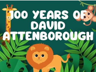 100 Animals for 100 Years! David Attenborough