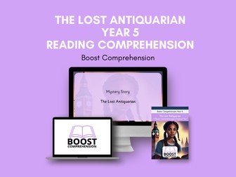 FREE 3 Lessons - Year 5 Reading Comprehension: The Lost Antiquarian