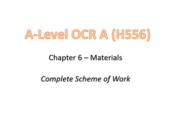 A-Level Physics OCR A: Chapter 6 - Complete