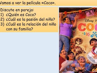 Project on the movie "Coco".