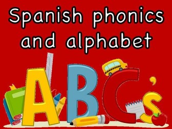 Spanish phonics and alphabet