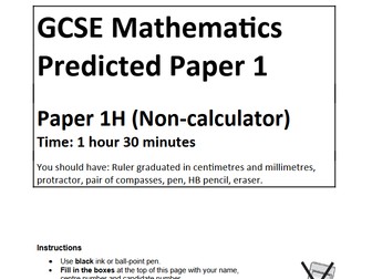 Predicted Paper 2024