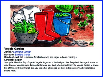 Can you spot it? Veggie Garden - Level 1 Reading Game - Fun English Reading Game.