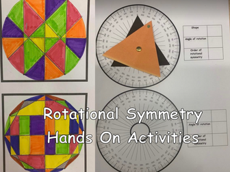 Rotational Symmetry Hands on Activities