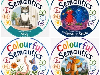 Colourful Semantics - BUNDLE - With words