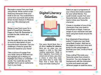 Digital Literacy Challenges for Book Day