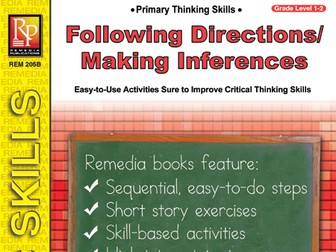 Following Directions / Making Inferences: Primary Thinking Skills