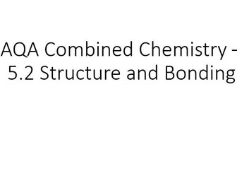 AQA Unit 2 - Structure and Bonding