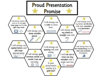 Proud Presentation Promise - Handwriting Display