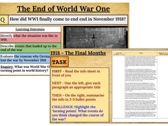 WW1: The End