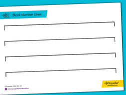 Blank Number Line Templates | Teaching Resources