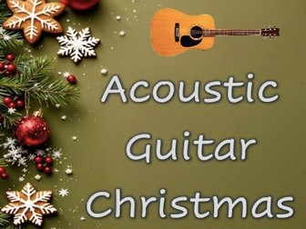 Acoustic Guitar Christmas by Dan Lewis