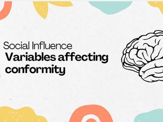 Variables affecting conformity