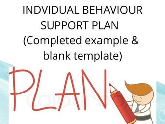 Point5 Behaviour: Individual Behaviour Support Plan (completed example and blank template)