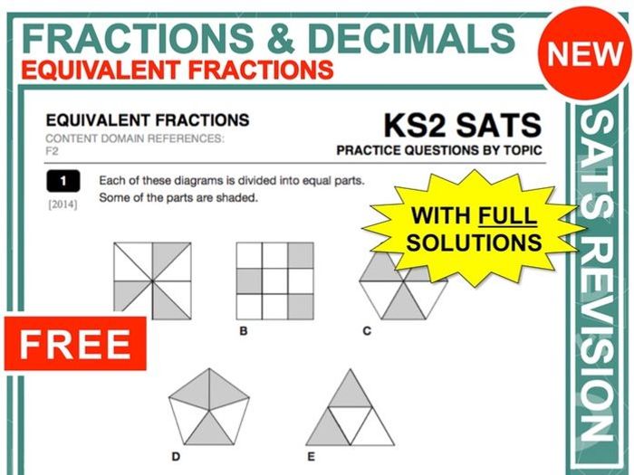 KS2 Maths (Equivalent Fractions) | Teaching Resources