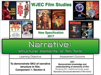 WJEC FILM STUDIES (NEW SPECIFICATION 2017) - Narrative: film form/ Component 1 Section A
