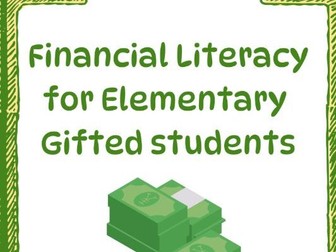 Financial Literacy Un it, Lessons & Activities