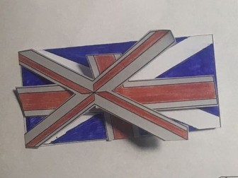 The Union 'Jack' Flag - Fold-out template