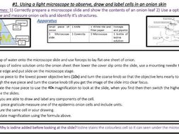 AQA BIOLOGY (Grade 9-1) GCSE condensed required practicals