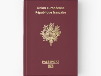 French Passport LA MA HA Year 3 / 4