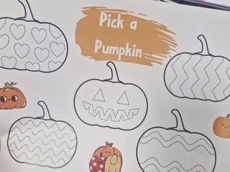 Halloween fine motor dot to dot