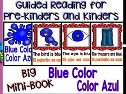 Guided Reading - Blue Color / Color Azul - Dual