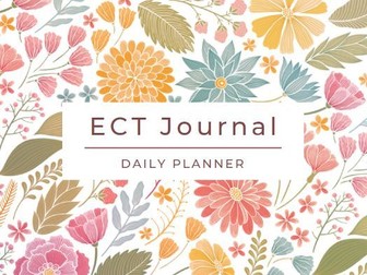 Weekly ECT (Teacher) Planner/Journal