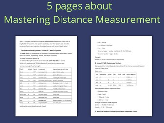 Mastering Distance Measurement