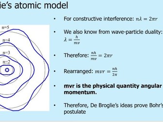 Deriving Bohr Model of Hydrogen Energy Levels, E=-13.54/n^2