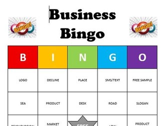 Business Bingo - Marketing Version