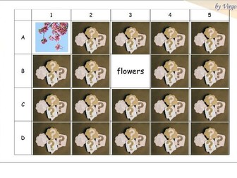 Spring pelmanism game - Kids & ESL beginners